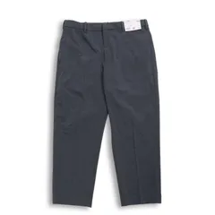 【新品 22AW】 UNIQLO ユニクロ 通年 ストレッチ★ スマート アンクル スラックス パンツ Sz.M メンズ 灰 未使用