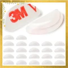 [VITORIA] [ヴィトリア] 【シリーズ累計販売数5万個達成】 眼鏡 メガネ 鼻パッド ノーズパッド ずれ落ち防止 【12セット 3M両面テープ】