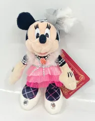 東京ディズニーリゾート ぬいぐるみバッジ BIG BAND BEAT 15周年 ミニー(ピンクドレス) 15周年