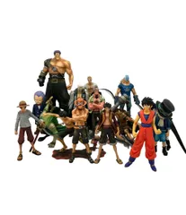 ONE PIECE まとめ売り ルフィ&エース ルフィ（悟空スタイル） ジャンゴ ドルトン 他 フィギュア