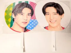 新品未開封 Snow Man 目黒蓮 Jr.時代 ジャンボうちわ 2点セット Snow Man LIVE 2019 雪 Man in the Show / ジャニーズアイランドフェスティバル  2019