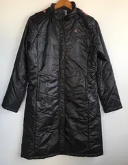 adidas クライマ365 ベンチコート レディース M ブラック×ピンク 3032202512130025