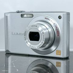 [Excellent Condition] Panasonic LUMIX DMC-FX55 Silver, 8.1 Megapixels, 28mm Wide-Angle Lens, 3.6x Optical Zoom, iA Auto, Face Recognition, Slim Design, Vintage Compact Digital Camera