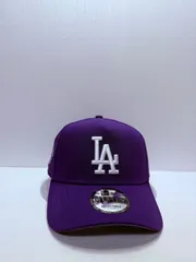 Newera ロサンゼルスドジャース 50thアニバーサリー 9forty A-FRAME スナップバックキャップ パープルカラー