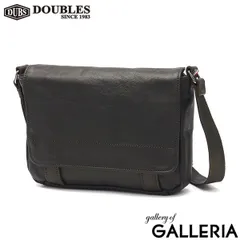 ダブルス ショルダーバッグ メンズ レディース DOUBLES バッグ 小さい 小さめ ブランド 本革 斜めがけ 大人 横型 おしゃれ A5 VWE-1919 DARKBROWN
