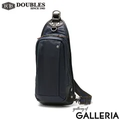 ダブルス ボディバッグ メンズ 本革 革 牛革 DOUBLES ブランド 小さめ 斜めがけ 軽量 おしゃれ 黒 シンプル ワンショルダー VJR-7240 NAVY