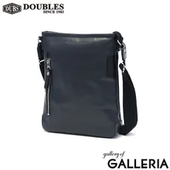 ダブルス ショルダーバッグ メンズ レディース 斜めがけバッグ ブランド 軽量 軽い DOUBLES 斜めがけ 革 本革 牛革 縦 縦型 JPU JPU-7460 NAVY