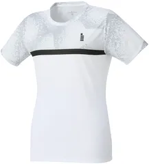 ゴーセン GOSEN テニス レディースゲームシャツ レディース ゲームシャツ 半袖Tシャツ 半袖ゲームシャツ 部活 チーム クラブ サークル 吸汗速乾  T2409 30 ホワイト