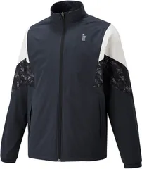 ゴーセン GOSEN テニス ウィンドウォーマージャケット メンズ レディース ウォーマージャケット 上着 アウター 羽織 部活 チーム ストレッチ 保温 撥水 防風  Y2440 39 ブラック