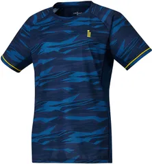 ゴーセン GOSEN テニス レディース ゲームシャツ 半袖 Tシャツ 部活 チーム クラブ サークル 吸汗速乾 練習 トレーニング 日本ソフトテニス連盟 日本バドミントン協会審査合格品  T2453 17 ネイビー