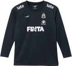 フィンタ FINTA サッカー JRL/Sプラクティスシャツ 長袖シャツ ロングスリーブシャツ 子ども キッズ ジュニア ロンT 部活動 クラブ活動 練習着 移動着 トレーニング 着替え  FT4358 1100 ネイビー