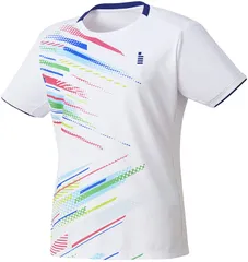 ゴーセン GOSEN テニス レディースゲームシャツ レディース ゲームシャツ 半袖Tシャツ 半袖ゲームシャツ 部活 チーム クラブ サークル 吸汗速乾  T2401 30 ホワイト