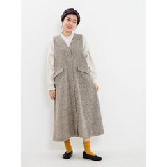 UpcycleLino ネストローブ ギンガムアシメサロペット - メルカリ
