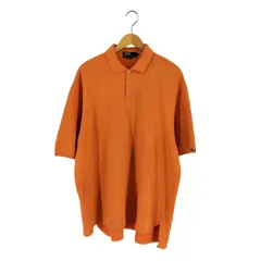 ポロバイラルフローレン Polo by RALPH LAUREN 90s 裏地フリース コットンアクリル スウェット ポロシャツ メンズ import：L 