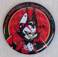 animate cafe A/トレーディンググリッター缶バッジ ハズビン・ホテルへようこそ ハスク