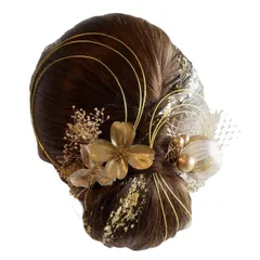 [Lomeri ロメリ] タイトヘア 髪飾り８点セット おかみさん ロメリ ドライフラワーの髪飾り 成人式 卒業式 結婚式 袴G8