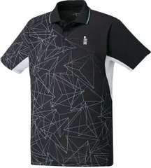 ゴーセン GOSEN テニス ユニ ゲームシャツ メンズ レディース 半袖ゲームシャツ Tシャツ 部活 クラブ サークル 吸汗速乾 日本ソフトテニス連盟 日本バドミントン協会審査合格品  T2200 39 ブラック