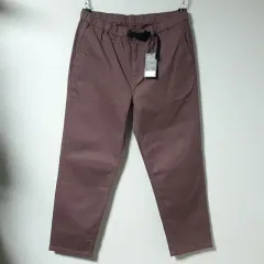 34/ムシンサスタンダード テーパード ウェビング ベルトパンツ/34-834