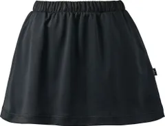プリンス Prince テニス レディース スパッツ付スコート スコート ボトムス スカート 部活 トレーニング 吸汗速乾 UVカット インナースパッツ シンプル  TML324T 165 ブラック