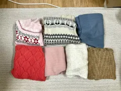 デパートなど冬ニット7着まとめ 服 ムシンサ エイブリー ジグザグ