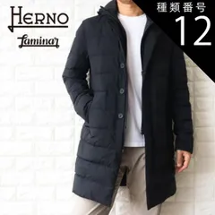 種類12:紺/54サイズ 3XL 種類1:ブラック/44サイズ　(Sサイズ相当） ヘルノ ダウンコート ダウンチェスターコート メンズ ブラック ネイビー ラミナー ゴアテックス PI141UL 11106 HERNO
