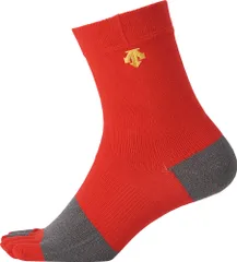 デサント DESCENTE 5本指ショートソックス  C8702B RED レッド