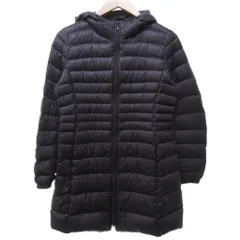 ユニクロ UNIQLO 美品 ウルトラライトダウンコート ジャケット 長袖 フード 紫系 パープル系 M