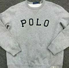 ポロ グレー スウェット Tシャツ