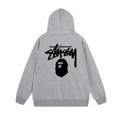 【新品未使用】2025限定Stussy  APE ステューシー ジップパーカー 男女兼用