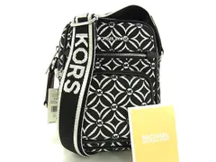 ■新品■未使用■ MICHAEL KORS マイケルコース 35F4STTC2J JET SET ITEM キャンバス ショルダーバッグ 斜め掛け ブラック系 BP6396