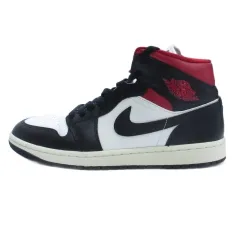ナイキ NIKE AIR JORDAN 1 MID エアジョーダン1 スニーカー 26.5cm Black Gym Red ブラック BQ6472-061