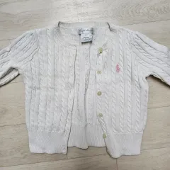 ポロ ラルフローレン ベイビー ケーブル ニット カーディガン 24M