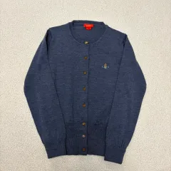 美品⭐️vivienne westwood 変形カーディガン ドット柄　ニット ドット柄ニットカーディガン | ファッション通販サイト NUGU