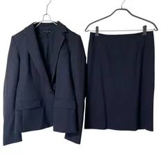 ZM1641【美品】theory セオリー スカートスーツ ビジネススーツ ネイビー サイズ2