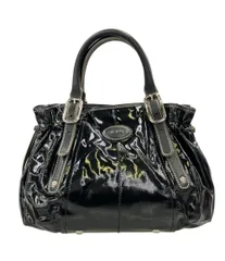 トッズ ハンドバッグ トートバッグ エナメル Gライン レディース TOD’S