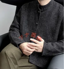 高級感のあるカジュアルジャケット長袖コート