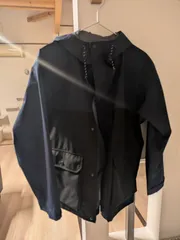 GU マウンテンパーカー メンズ M ブラック フード付き ジャケット ジーユー