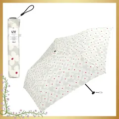 Wpc. [Air-Light]クッカ ミニ オフ 55cm 115g 雨傘 折りたたみ傘 超軽量 花柄 総柄 おしゃれ 可愛い 通勤 通学 旅行 コンパクト 小さい 軽い 北欧 カジュアル ガーリー テキスタイル レディース AL02-013-002 0
