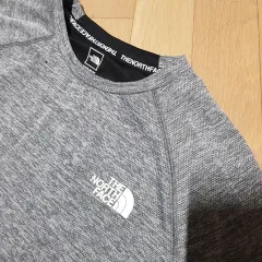 -105 / THE NORTH FACE ザノースフェイス 長袖Tシャツ / / グレー/ 와1217단회