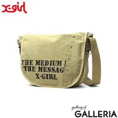エックスガール ショルダーバッグ レディース 大容量 大きめ A4 X-girl バッグ 軽量 斜めがけバッグ 女子高生 ストリート 女子 通勤 通学 DISTRESSED PRINT SHOULDER BAG 105252053010