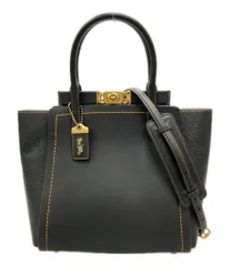 【美品】COACHトループ 2wa y バッグ バイカラー 白黒 ターンロック 美品】COACHトループ 2wa y バッグ バイカラー 白黒 ターンロック 美品