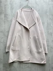 green label relaxing グリーンレーベルリラクシング ユナイテッドアローズ FFC S140’S リバーハーフコート size36/ベージュ ◆■レディース