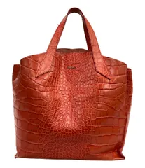 フルラ ハンドバッグ クロコ型押し レディース Furla