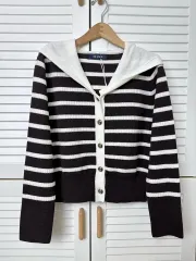 マイン セーラーカラー ニット カーディガン 23fw