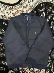 ポロ ラルフローレン ネイビー ダウン アウター M