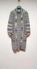 LACOSTE ラコステ フランス製 正規品 ロングニットコート カーディガン 55