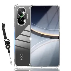 【Awubaige】For Xiaomi POCO F7 / Redmi Turbo 4 Pro 用の ケース クリア For Xiaomi POCO F7 用の カバー TPU For アローズ Turbo 4 Pro 用の 保護ケース 耐摩 軽量 落下防止