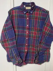 90s USA製 L.L.Bean フランネル シャツ