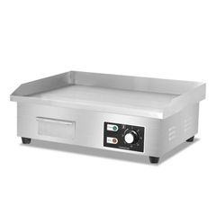 Electric Teppanyaki Grill, Temperature Control, Commercial/Home Use, 100V, 360*380*210mm