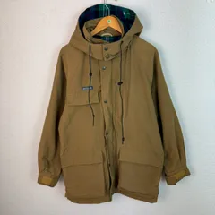 90ｓ　Columbia コロンビア マウンテンパーカー 60/40クロス 無地 ブラウン Mサイズ メンズ 古着 アウトドア キャンプ
